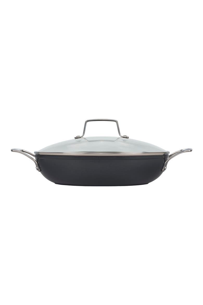 Nonstick Ceramic 3.5-Quart Shallow Braiser, Alternate, color, CERAMIC