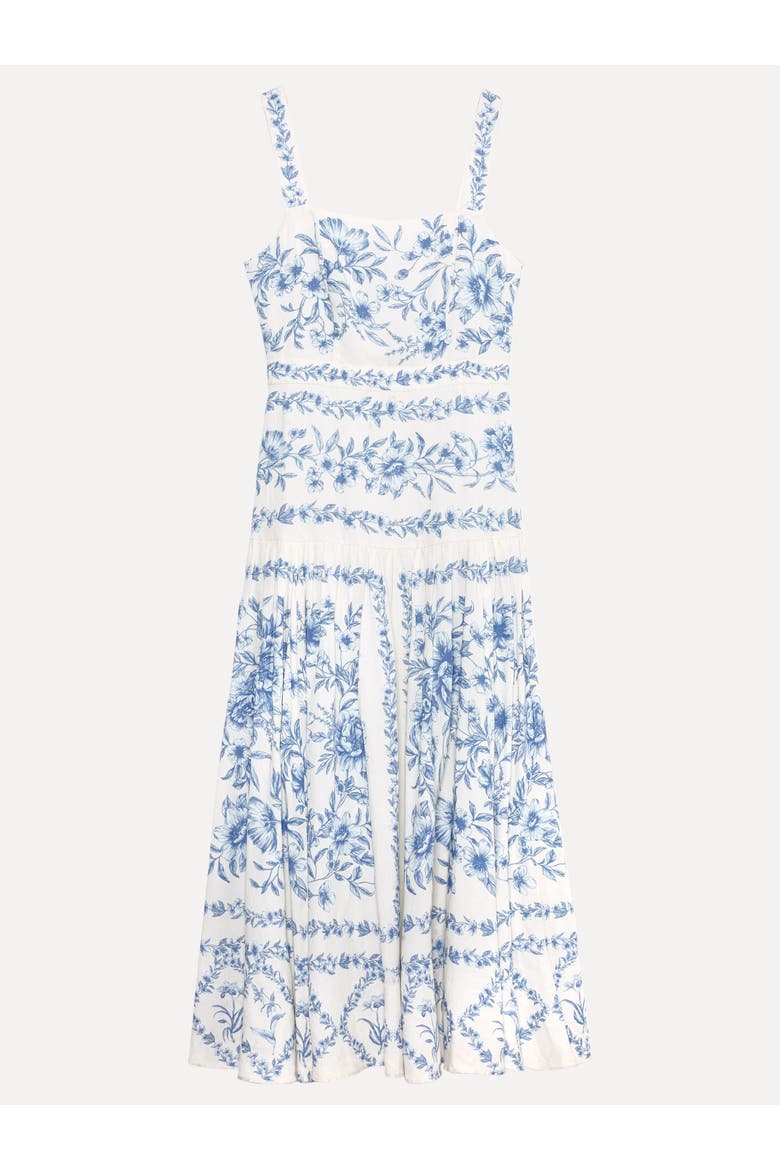 Torin Floral Dress, Alternate, color, Pale Blue