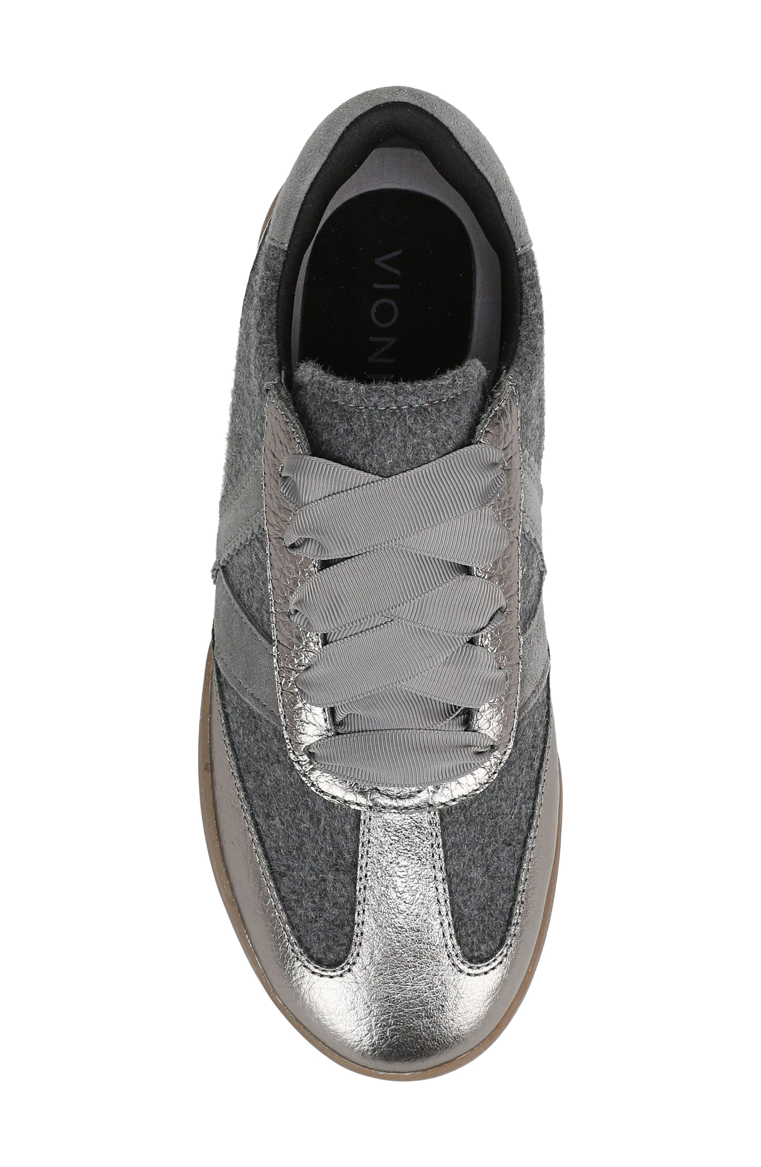 Arabelle Sneaker, Alternate, color, DK GREY FLANNEL WOOL