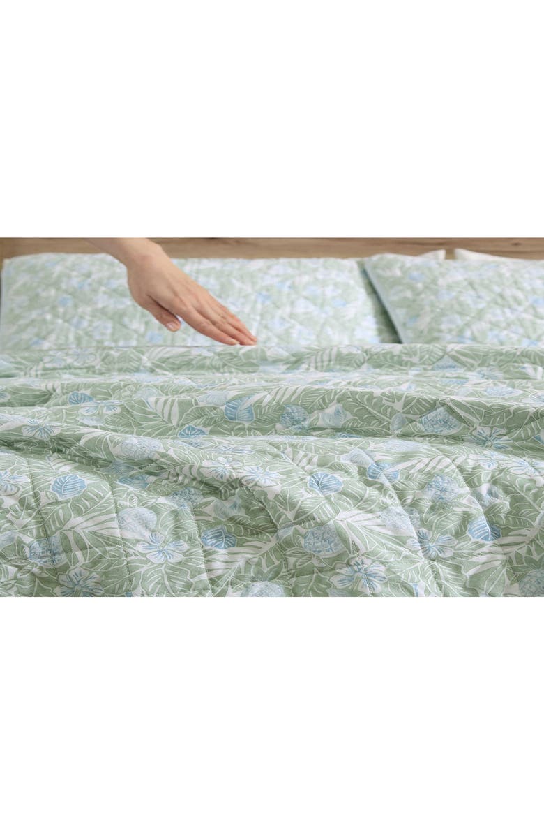 Tommy Bahama Pineapple Bloom Reversible Quilt & Sham Set, Alternate, color, 