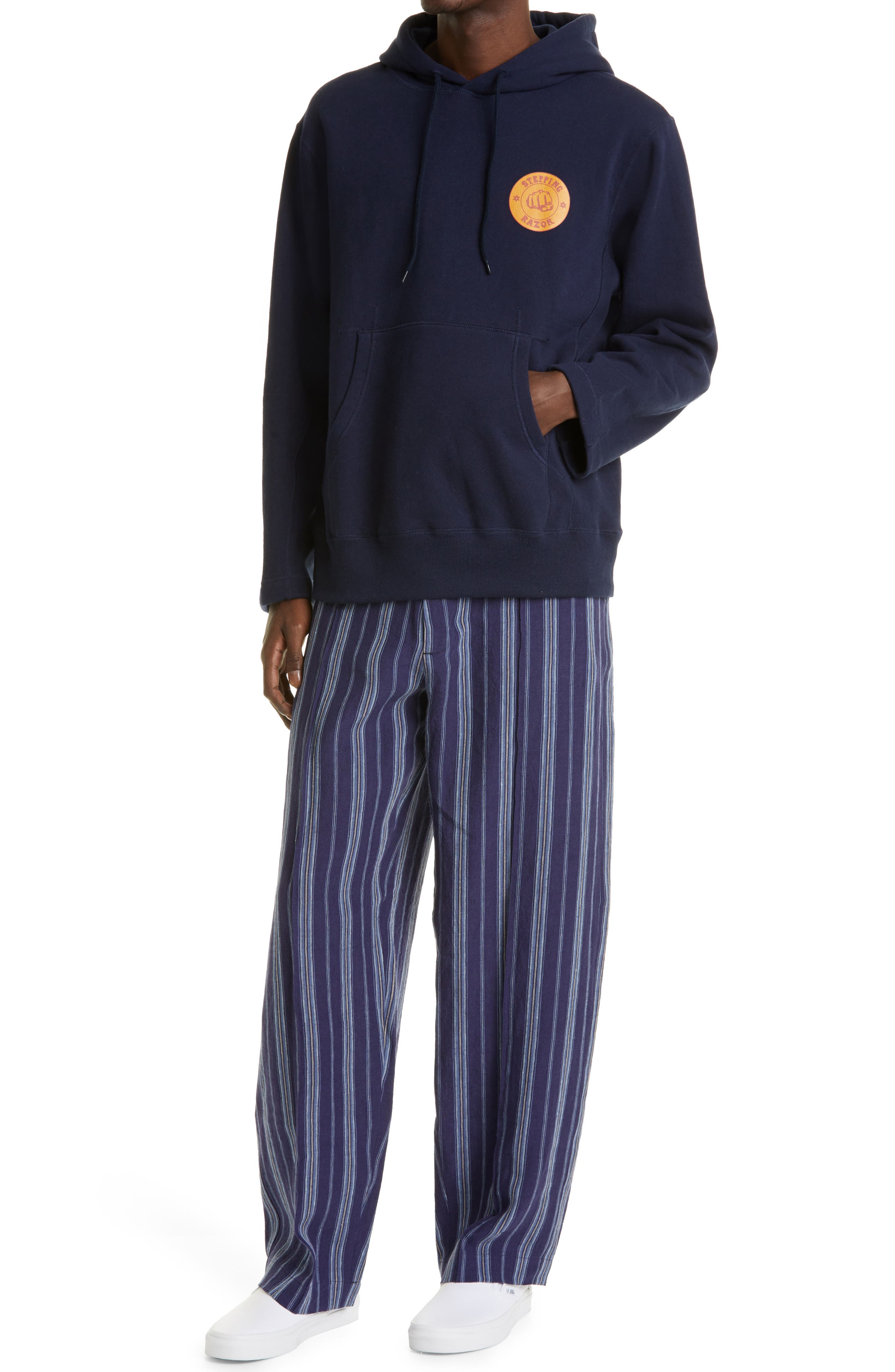 Nicholas Daley Stepping Razor Graphic Cotton Hoodie (Men) | Nordstrom