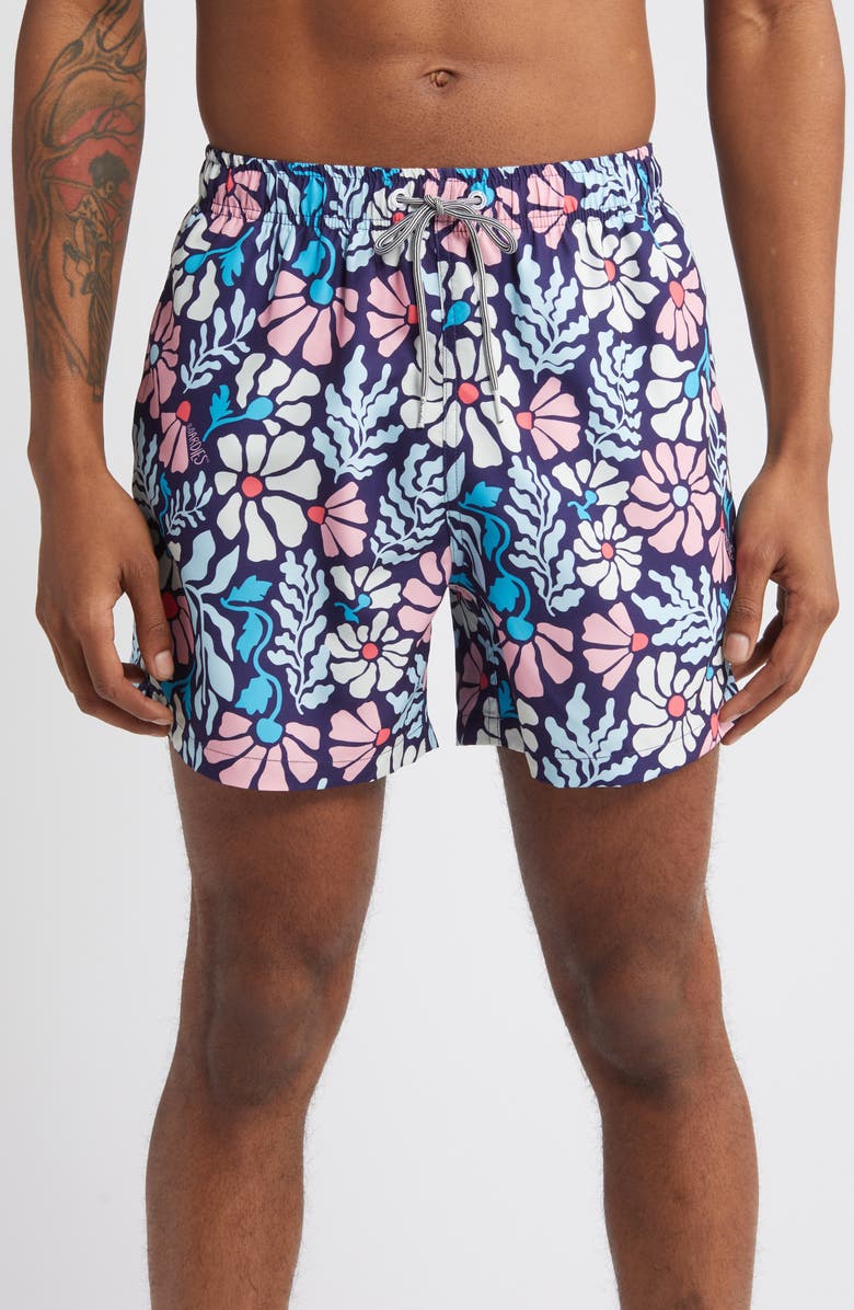 Boardies Mellow Mid Length Swim Trunks, Main, color,