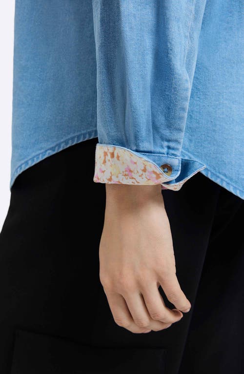 Foxcroft Margie Denim Button-up Shirt
