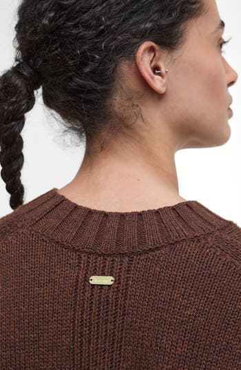 Sophia Cotton & Wool Blend Tunic Sweater