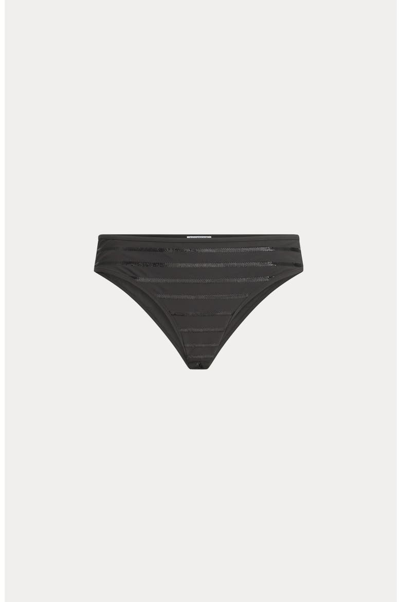 Dazzling stripes bikini bottoms, Main, color, Lignite Grey