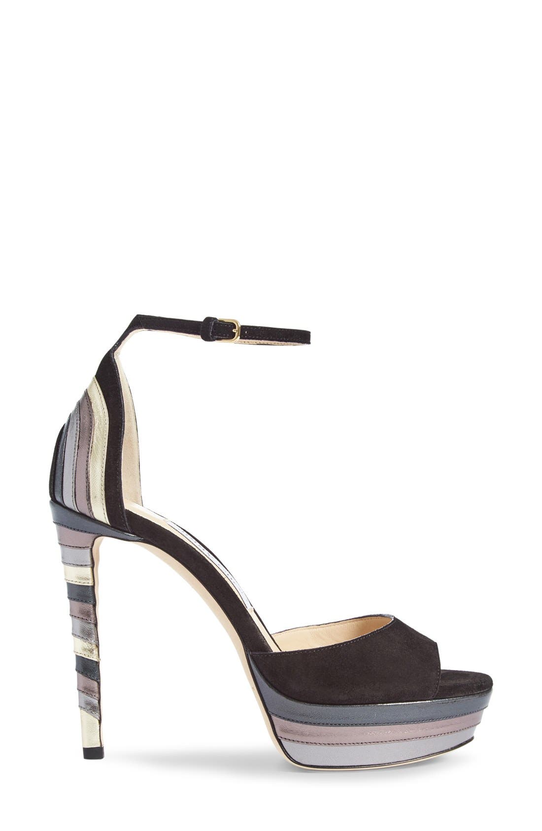 Jimmy Choo 'Max' Platform Sandal, Alternate, color, 
