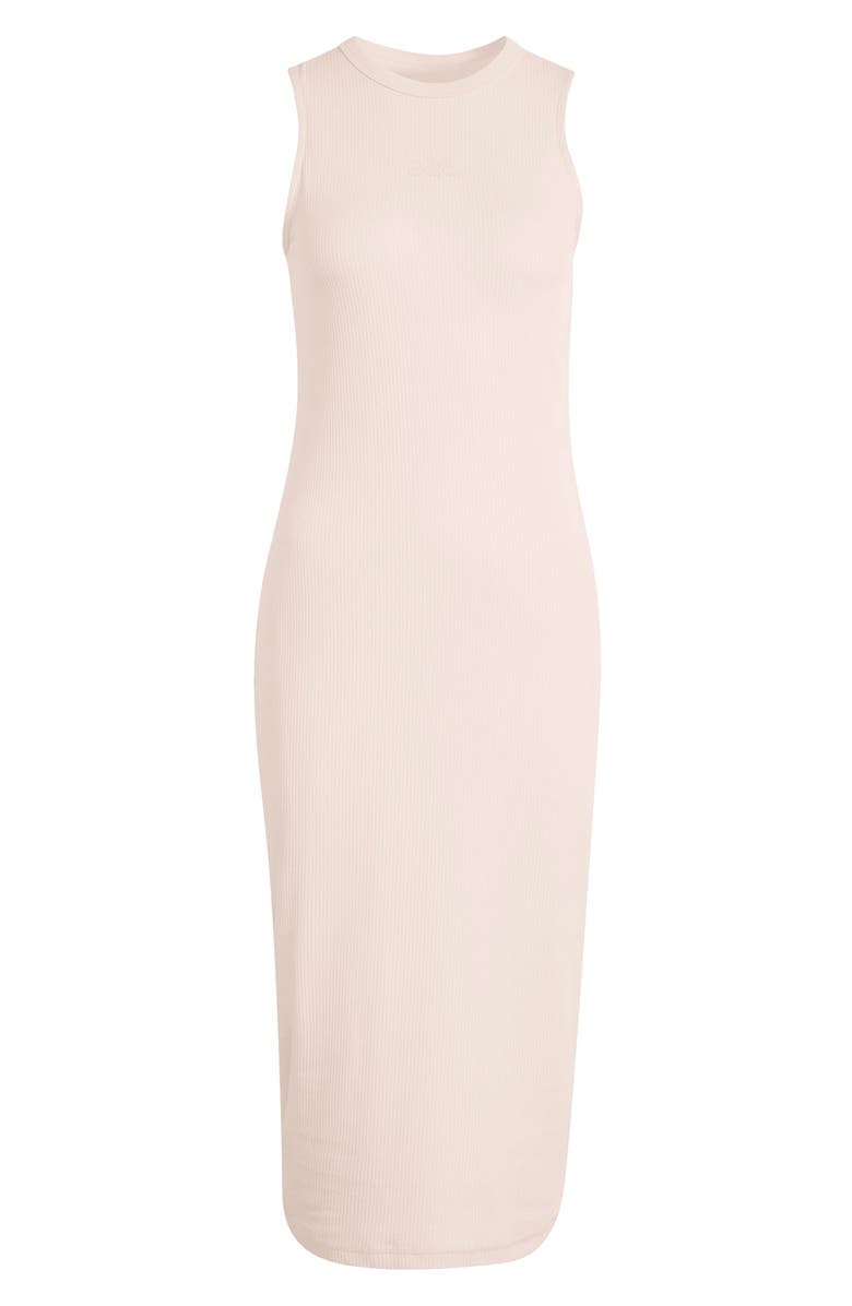 adidas Originals All SZN Rib Midi Tank Dress, Alternate, color, Blush Pink/ /