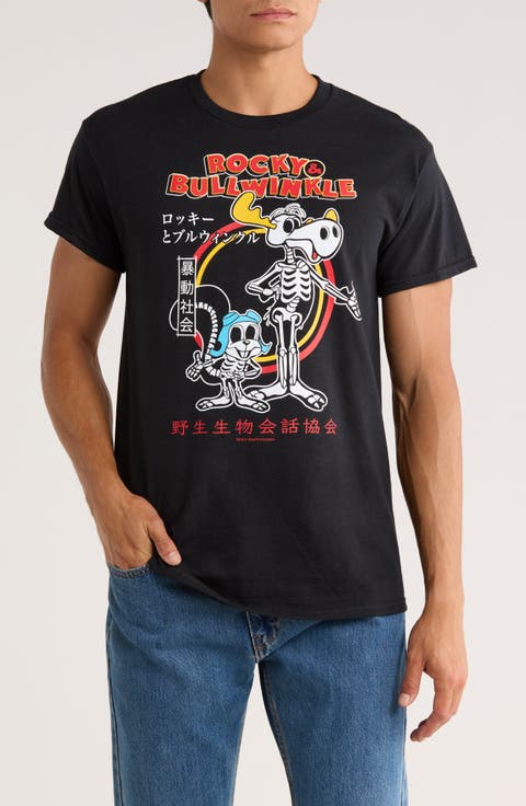 Rocky & Bullwinkle Graphic T-Shirt