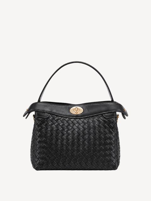 Florence Genuine Woven Nappa Leather Top Handle Bag