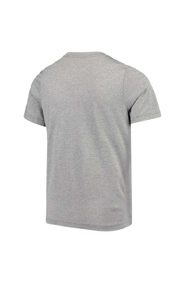 Nike Youth Nike Heathered Gray LSU Tigers Retro Lockup Legend Performance T-Shirt, Alternate, color,