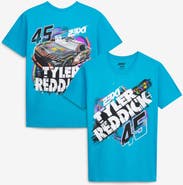 23XI Racing Men's 23XI Racing Teal Tyler Reddick #45 Chumba Tropical Car T-Shirt