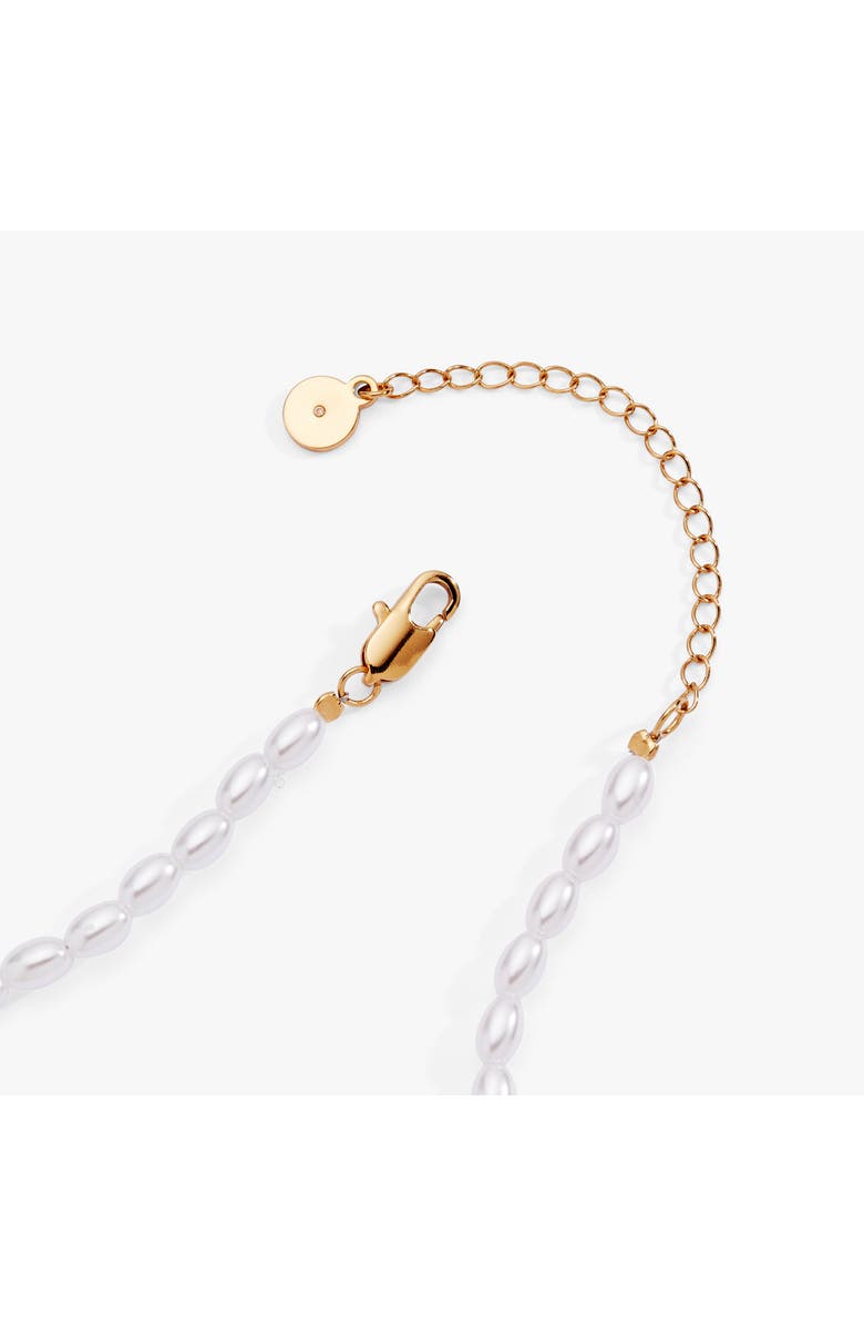 Alex and Ani Pink Christmas Beaded Charm Necklace, Alternate, color, Gold