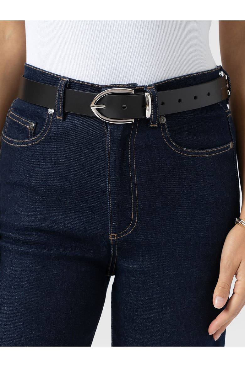 Hoxton Belt, Alternate, color, Black/Silver