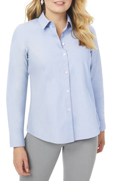Dianna Non-Iron Button-Up Shirt (Plus Size)