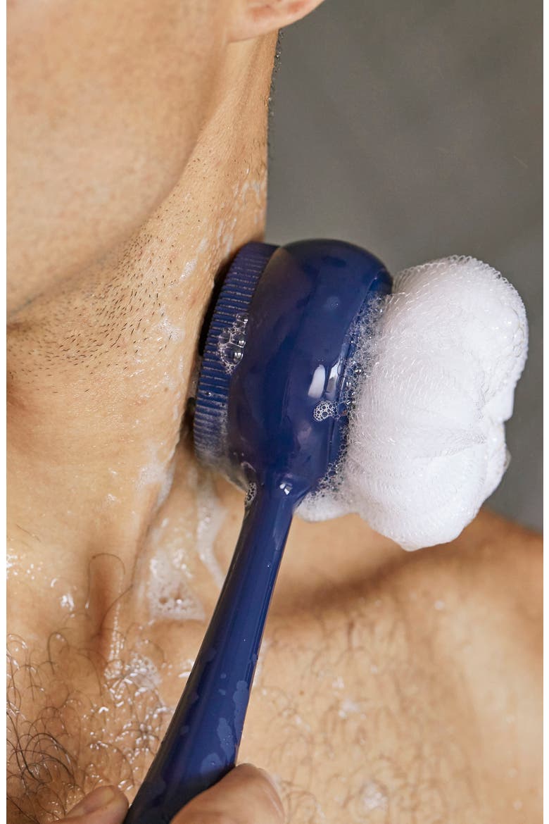 Clean Body Cleansing, Exfoliating, and Massaging Device, Alternate, color, NAVY