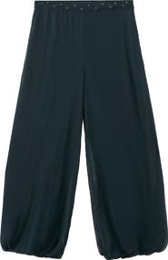 MANGO TEEN Rhinestone Detail Balloon Pants