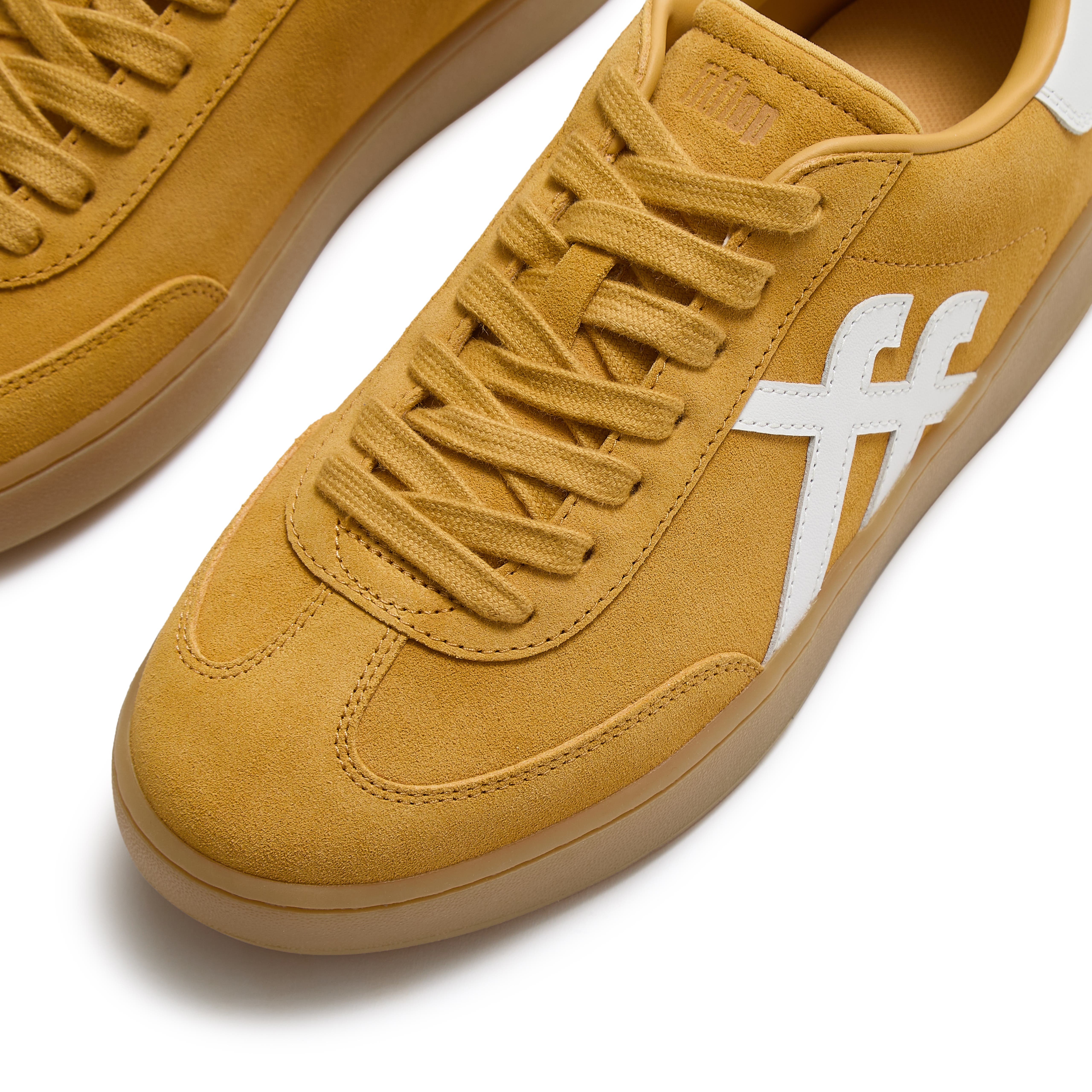 The Dash T-Toe Suede Sneakers, Alternate, color, Turmeric/Urban White