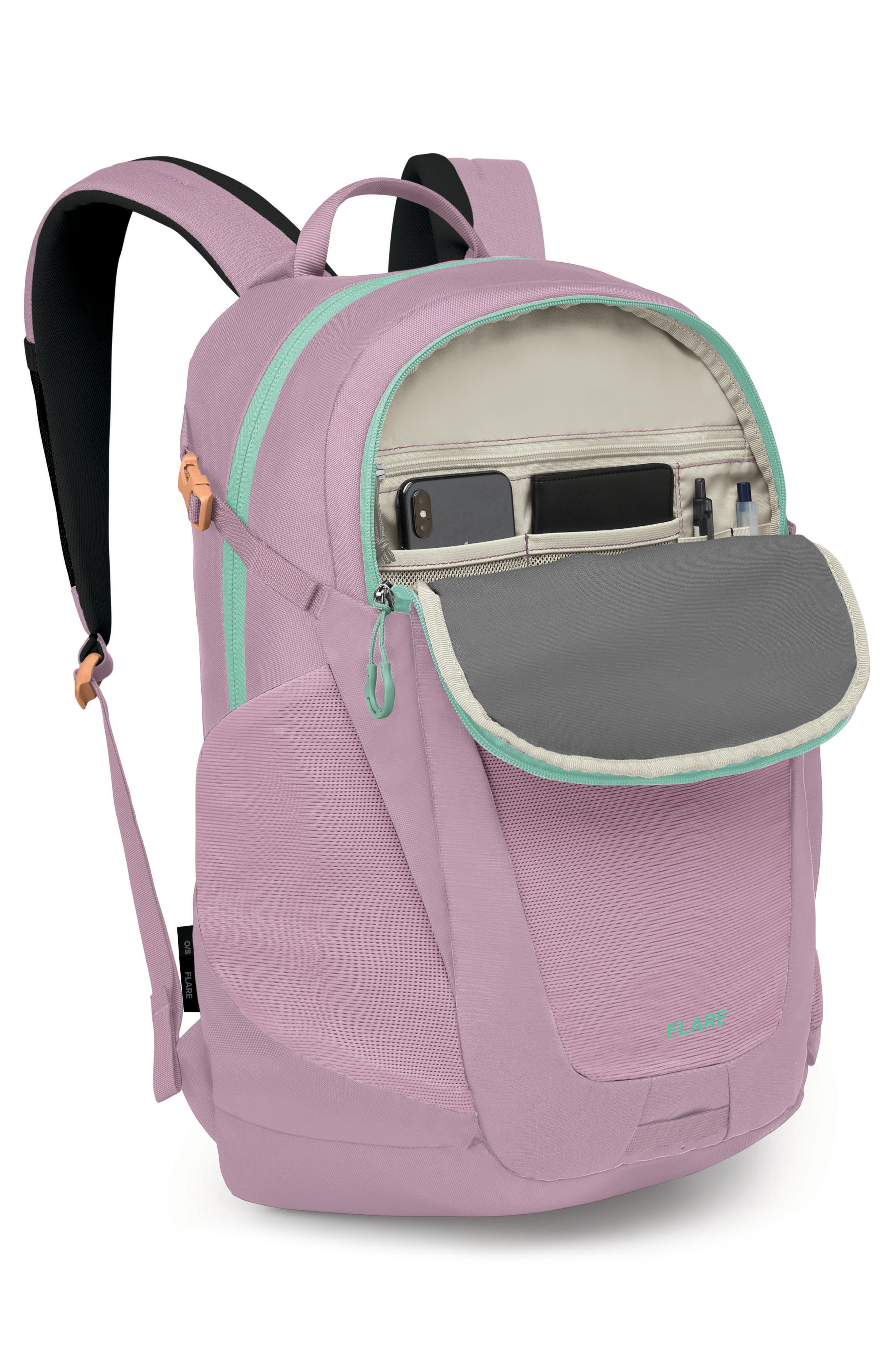 Flare 27-Liter Backpack, Alternate, color, IRIS PINK