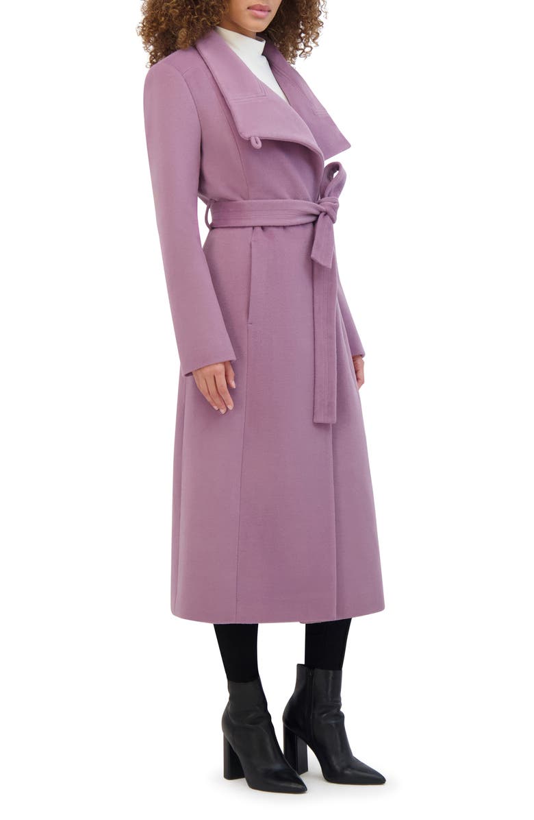 Kenneth Cole New York Fencer Collar Trench Coat, Alternate, color, Mauve