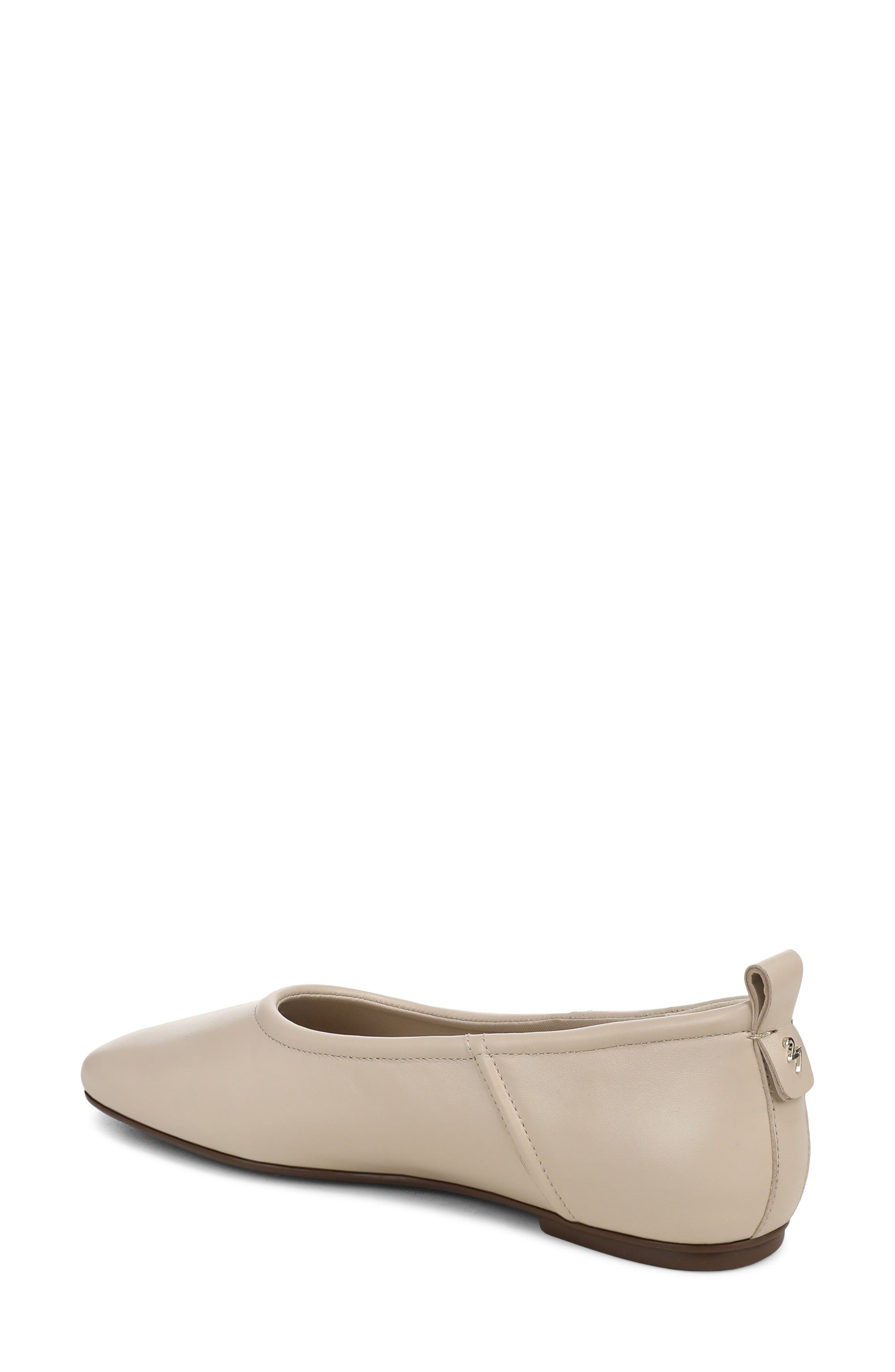 Dream Square Toe Ballet Flat, Alternate, color, SANDSTONE BEIGE LEAT