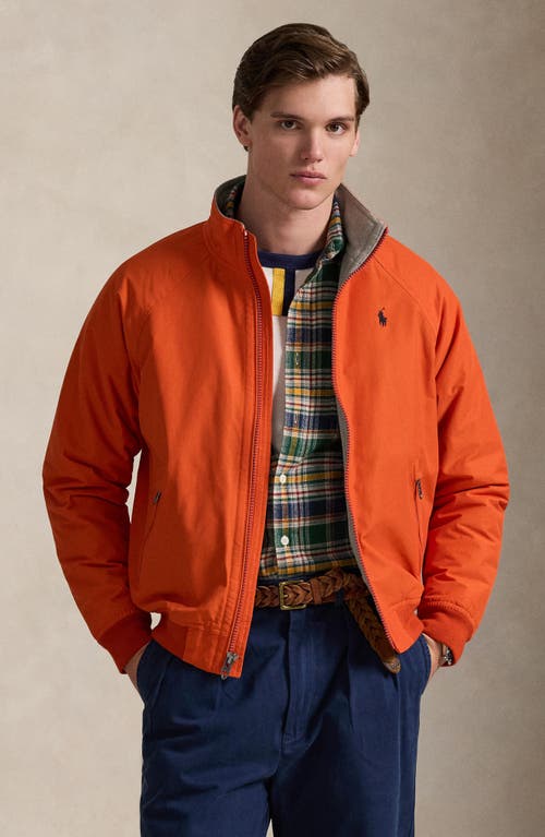 Polo Ralph Lauren Men's Raglan-sleeve Jacket In Orange