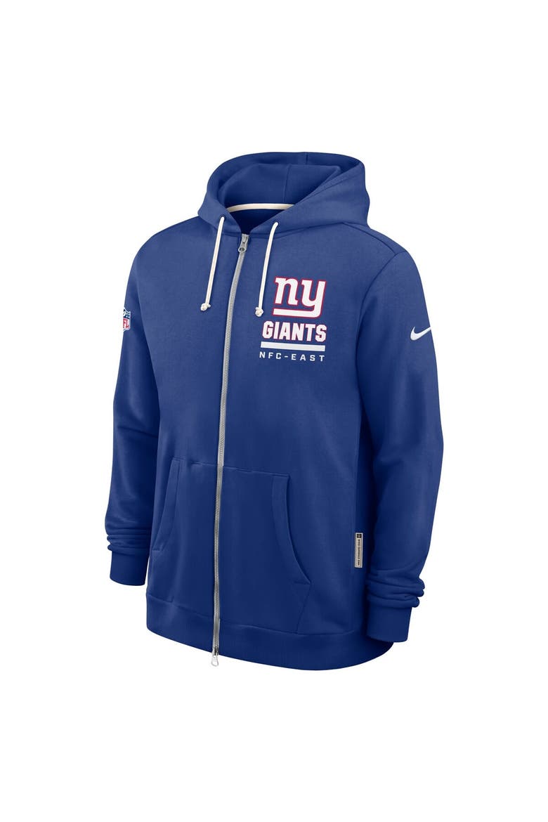 Men's Nike Royal New York Giants Sideline Standard Issue Utility Player Dri-FIT Full-Zip Hoodie, Alternate, color, Royal