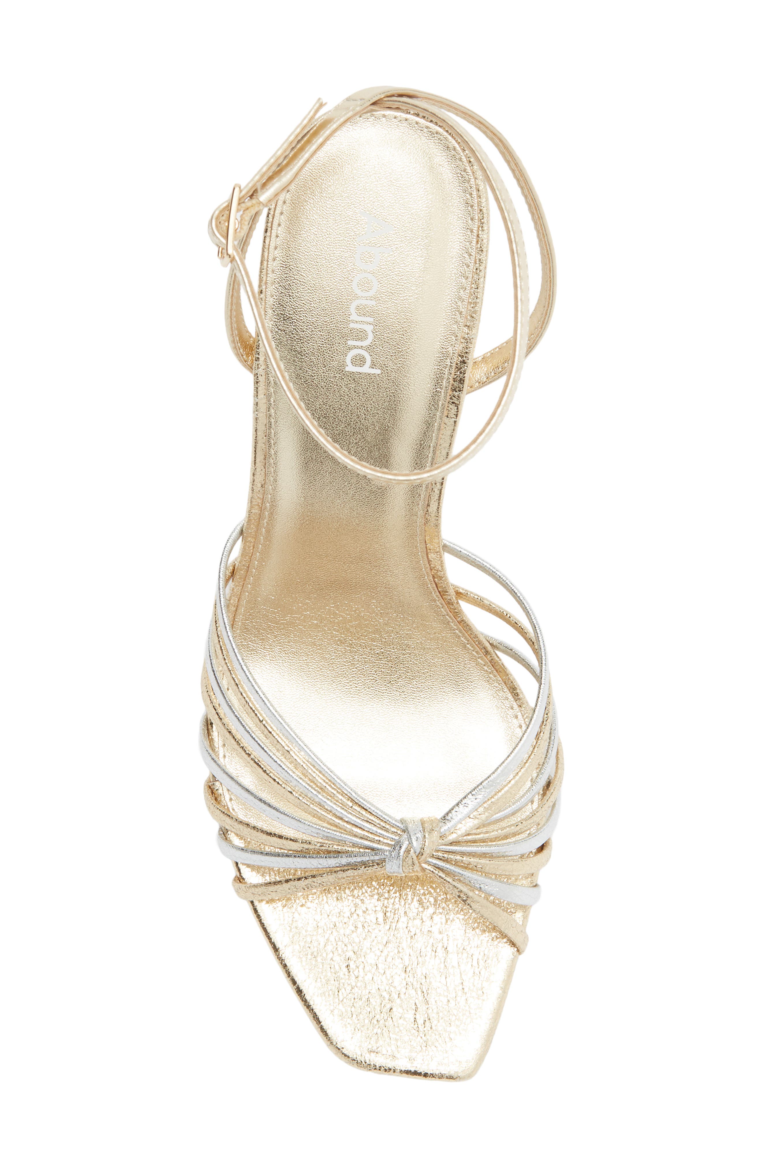 Dulce Ankle Strap Sandal, Alternate, color, GOLD LIGHT METALLIC