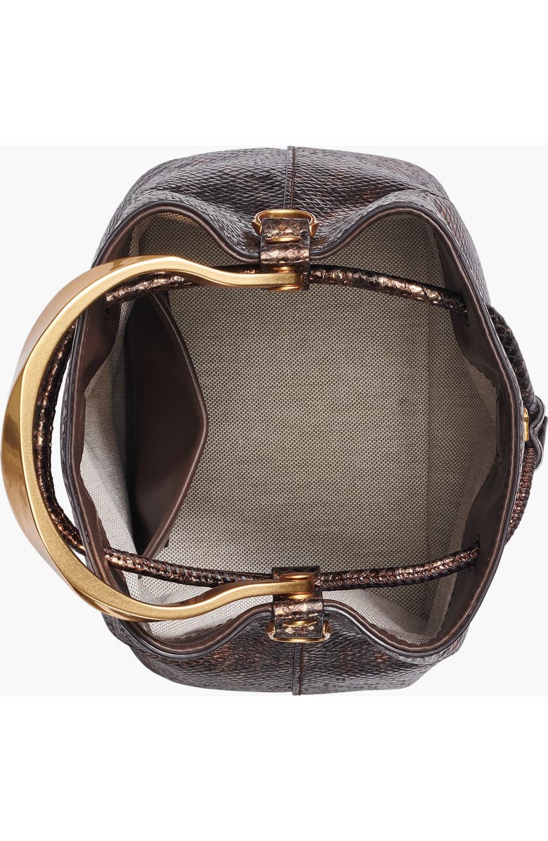 Donna Karan New York Lawrence Metallic Snake Bucket, Alternate, color,