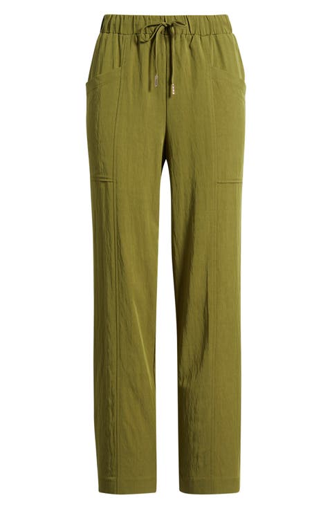 Tie Waist Crop Pants (Regular & Petite)