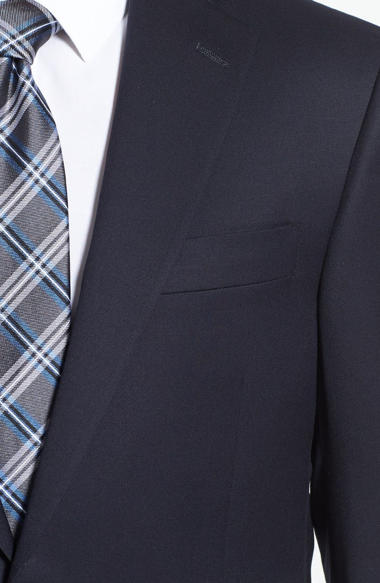 Hart Schaffner Marx 'Capital Collection' Navy Wool Blazer, Alternate, color, 