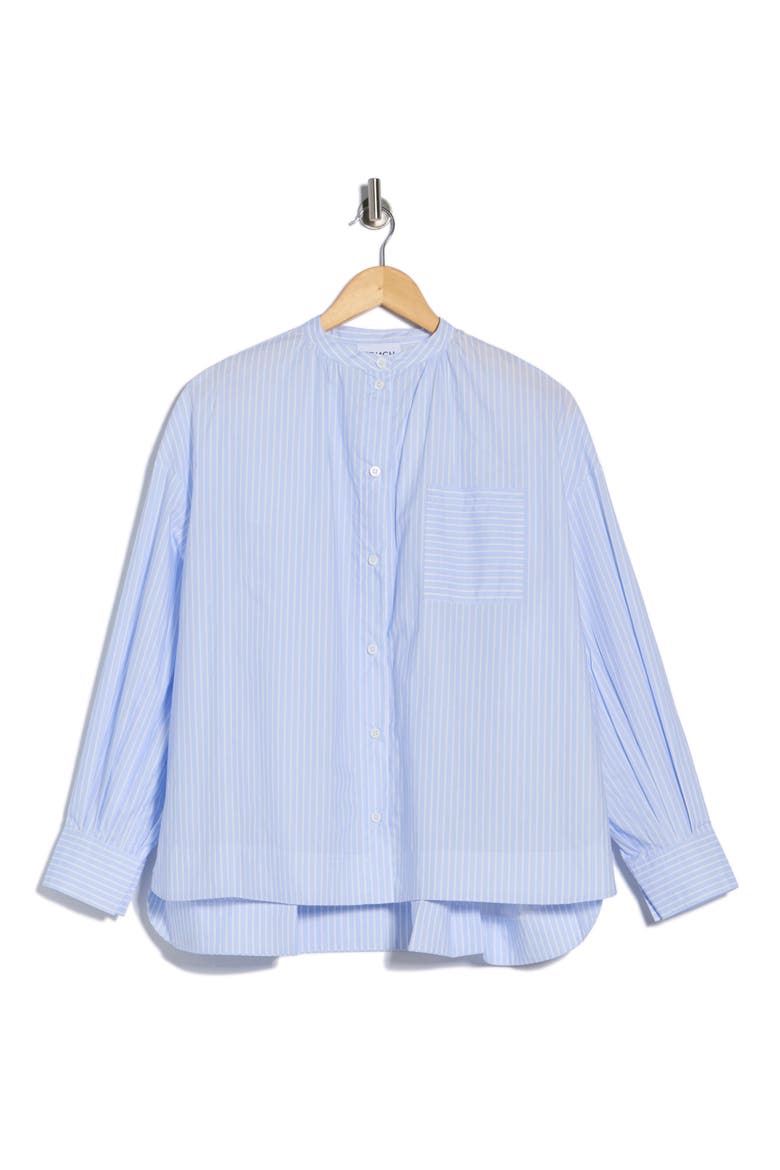 Ariana Woven Top, Alternate, color, BLEU CLAIR