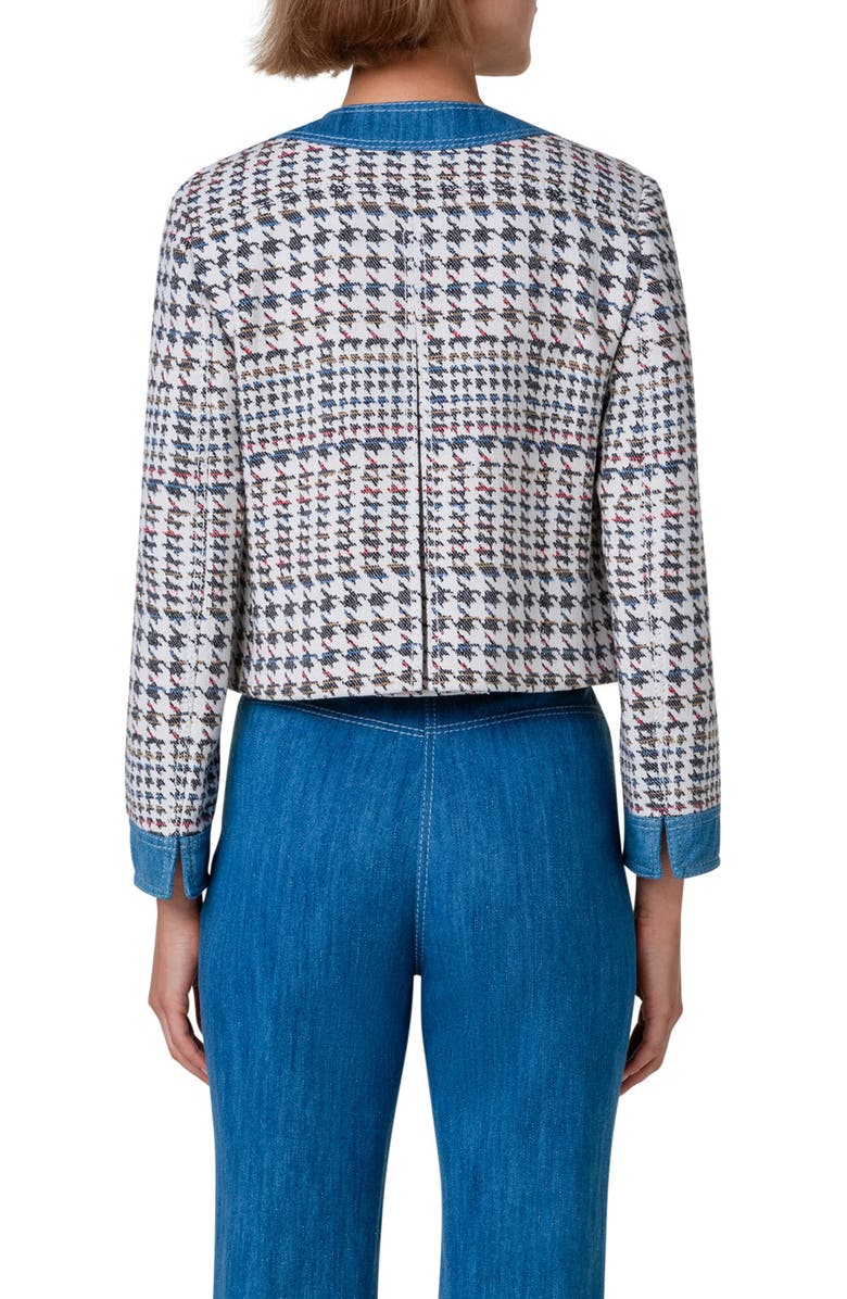 Akris punto Houndstooth Jacquard Jacket, Alternate, color, 