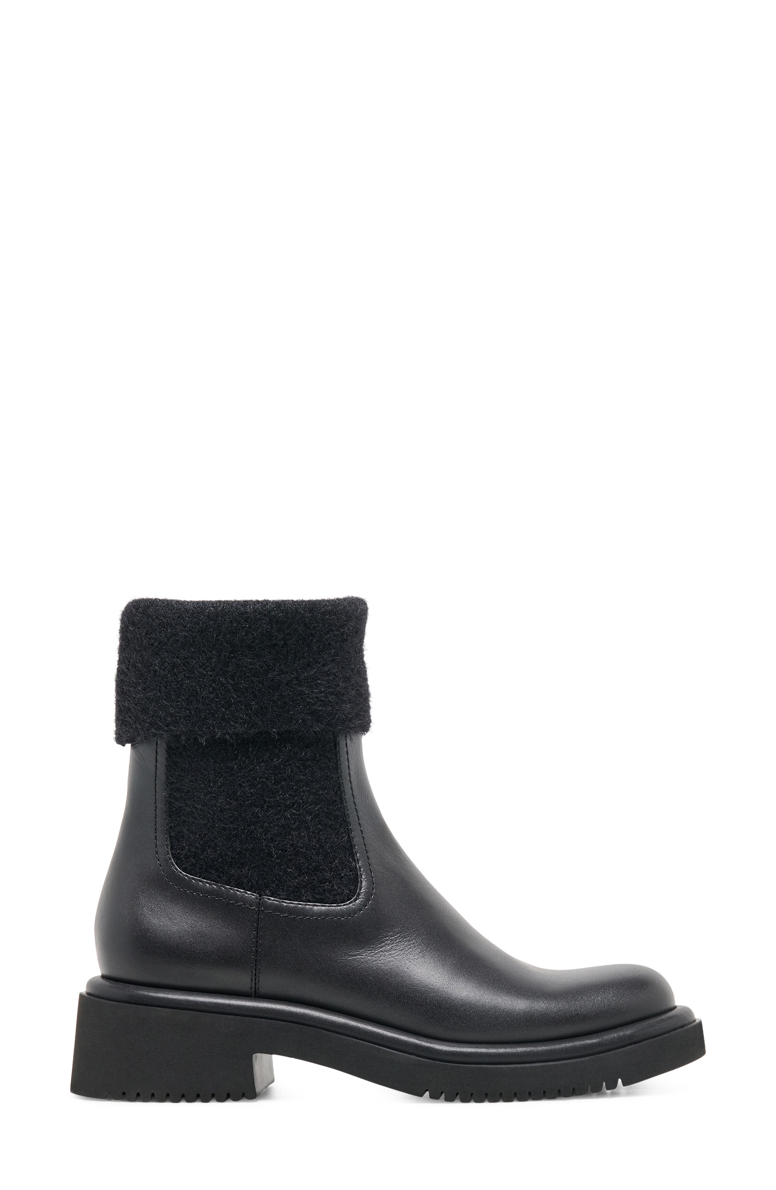 Barbi Waterproof Leather Boot, Alternate, color, BLACK LEATHER H2O