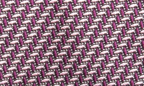 Brioni Geometric Jacquard Silk Tie In Gold