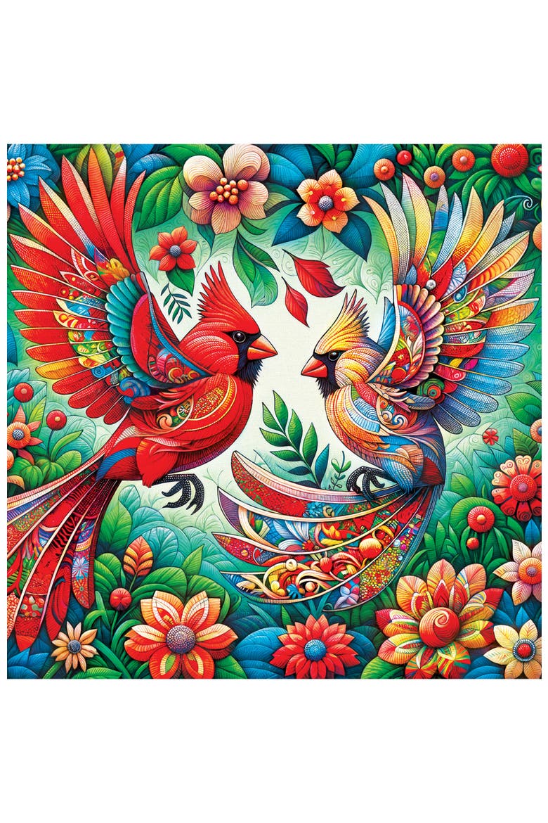 Springtime Dance 300 Piece Jigsaw Puzzle, Alternate, color, Multicolor