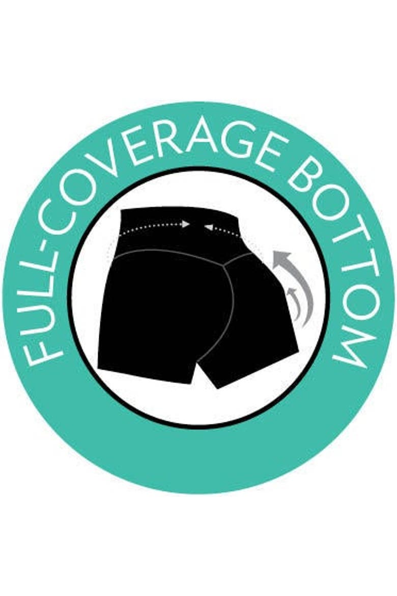 Back-Smoothing One-Piece Swimsuit, Alternate, color, BLACKBERRY
