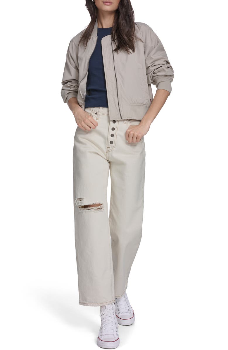 Levi's Relaxed Bomber Jacket, Alternate, color, Chateau Grey