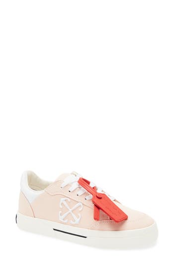 Off-white New Low Vulcanized Canvas Sneakers In Pink