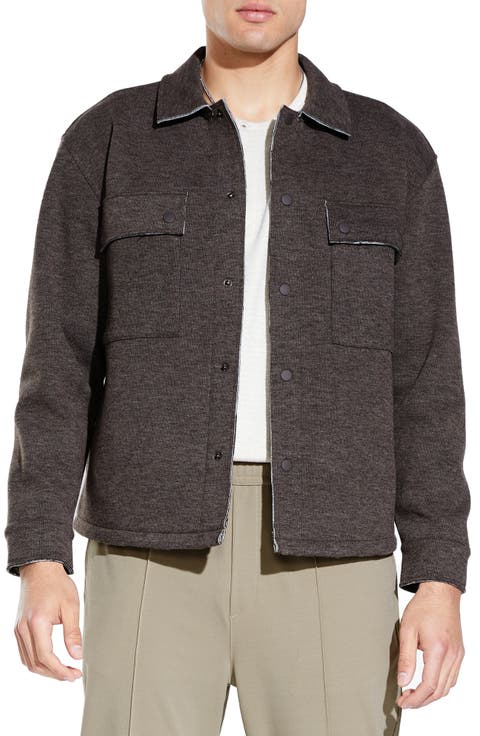 Boxy Crop Shirt Jacket