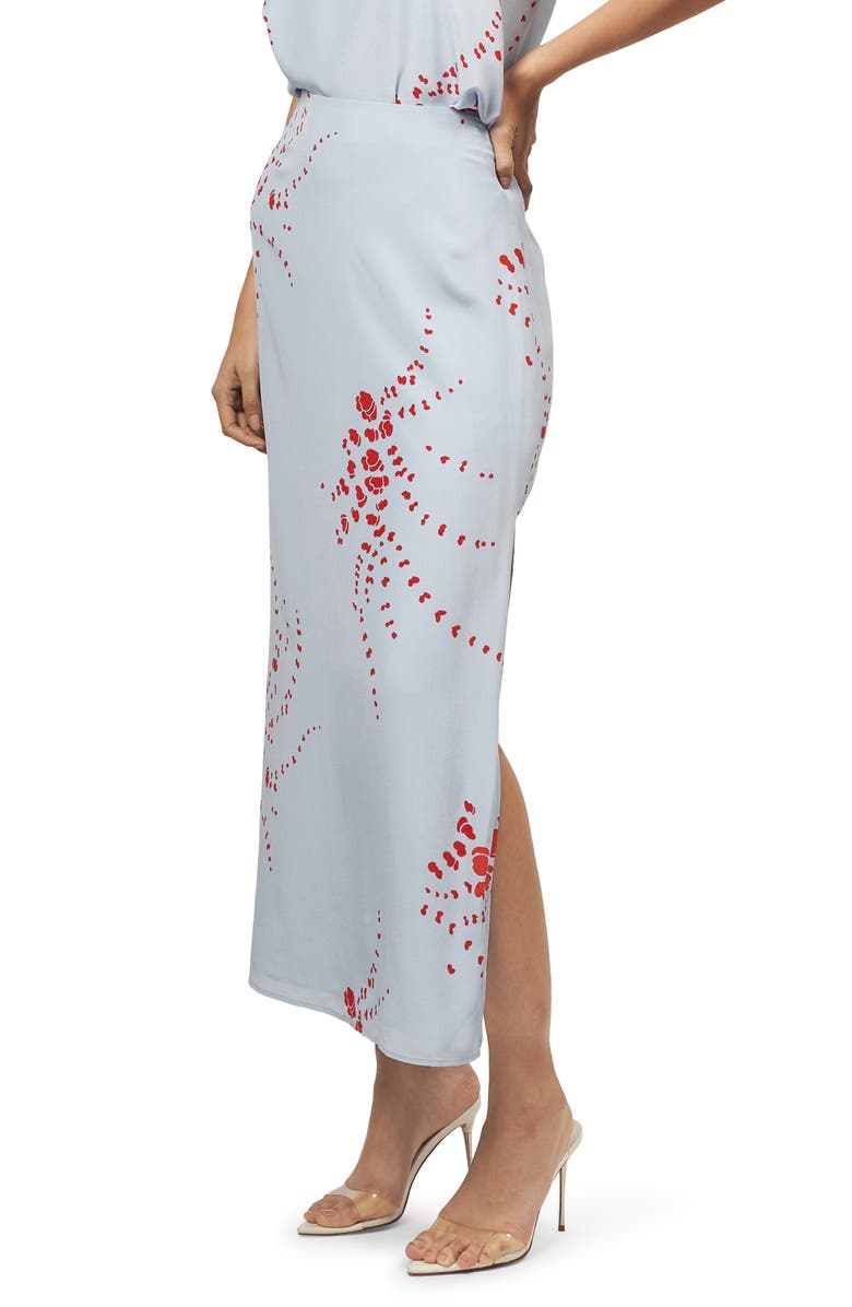 Equipment Viv Print Maxi Skirt, Alternate, color, Heaven Blue Multi