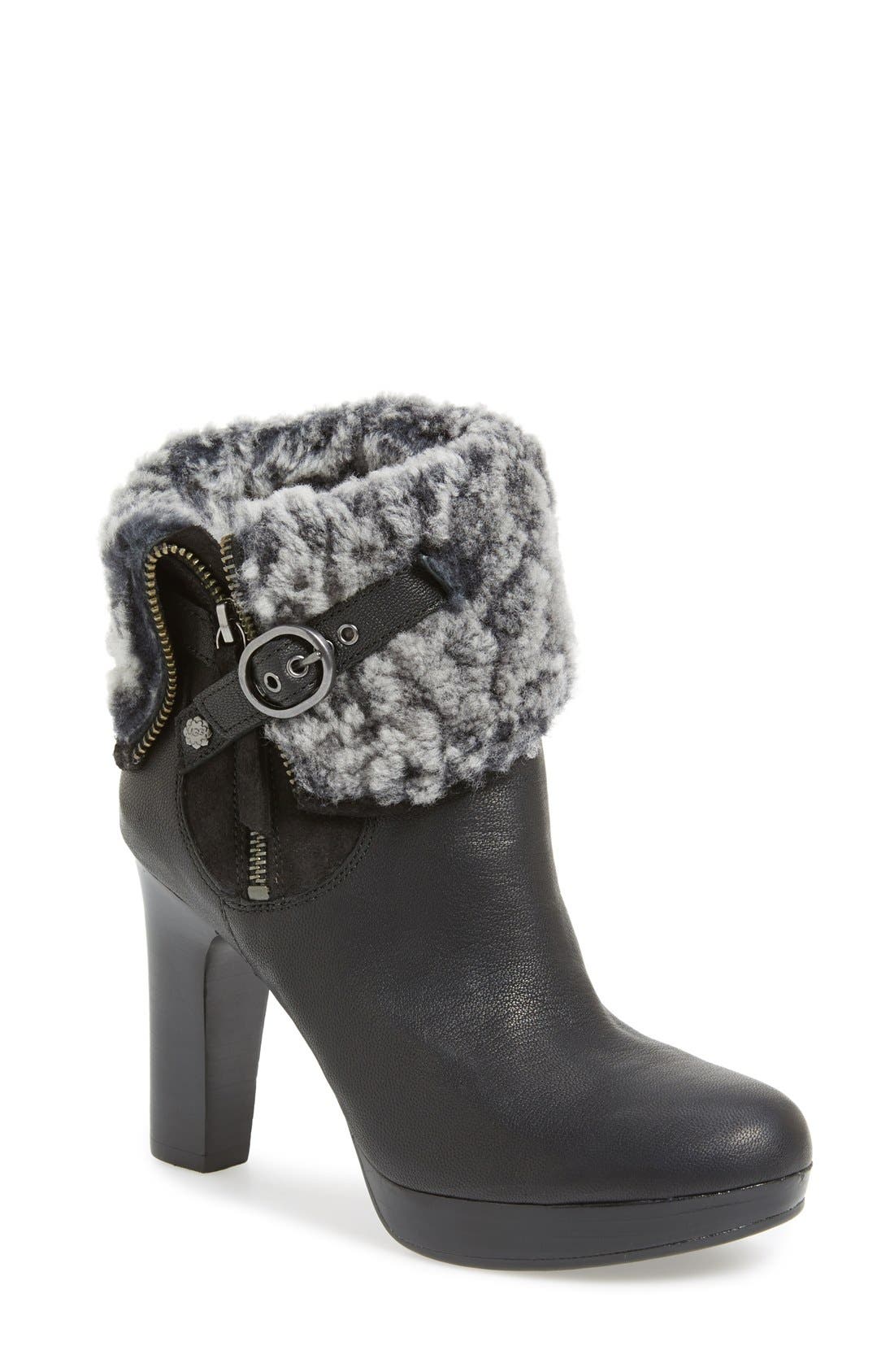 UGG<sup>®</sup> Australia 'Scarlett' Fixed Cuff Platform Boot, Main, color, 