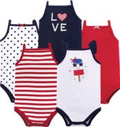 Hudson Baby Soft Cotton Sleeveless Infant Bodysuits