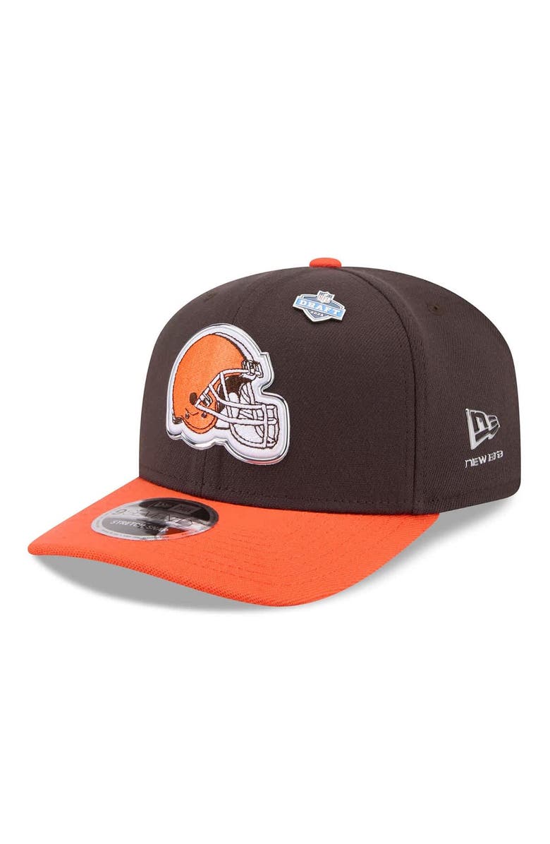New Era Men's New Era  Brown/Orange Cleveland Browns 2026 NFL Draft 9SEVENTY Adjustable Hat, Main, color, Brown