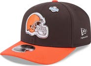 New Era Men's New Era Brown/Orange Cleveland Browns 2026 NFL Draft 9SEVENTY Adjustable Hat