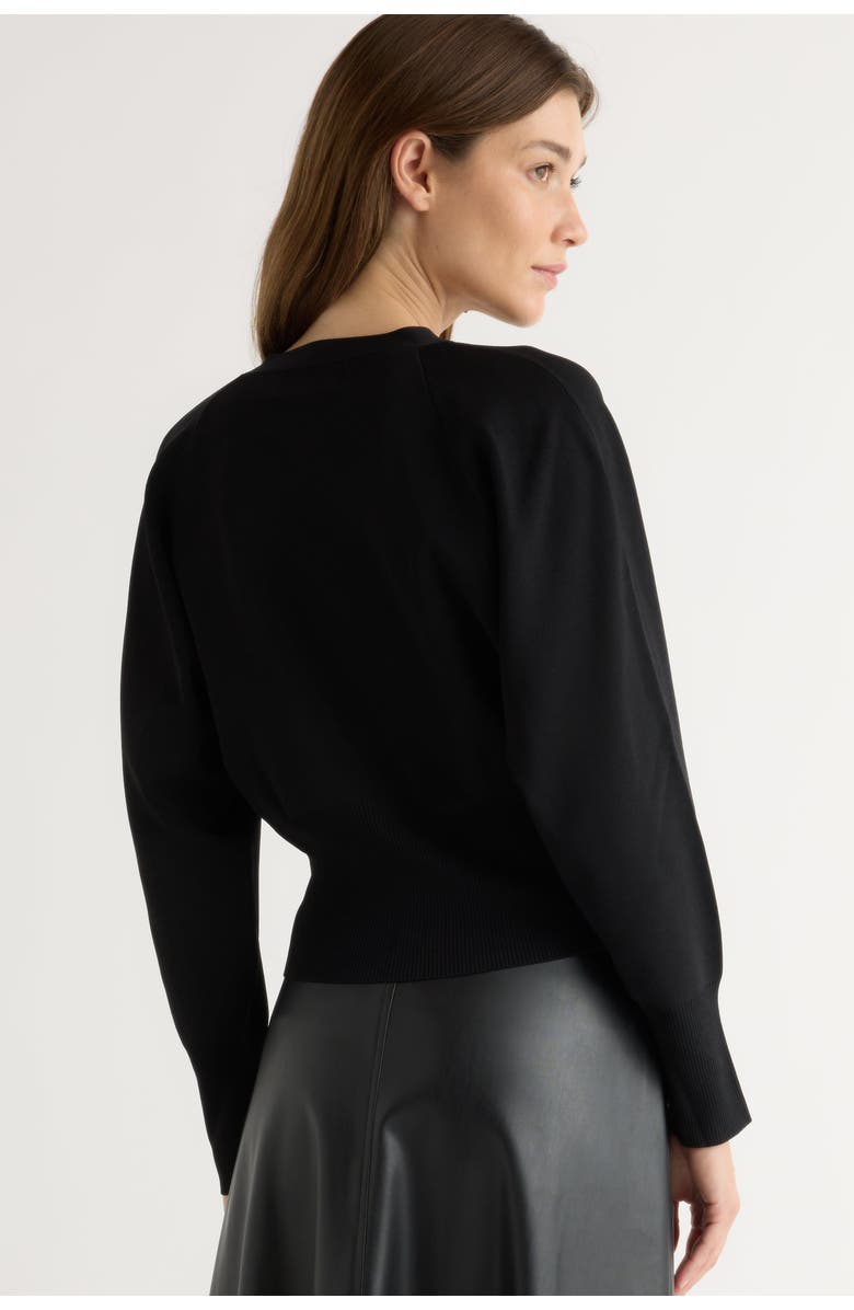 Modern Citizen Carson Button-Front Cardigan, Alternate, color, Black