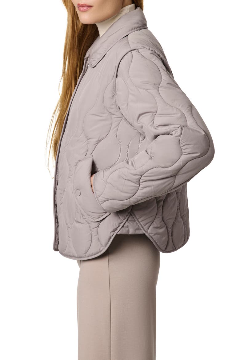 Quilted Jacket, Alternate, color, ASH