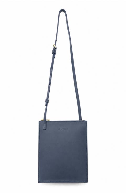 Polly Leather Crossbody Bag