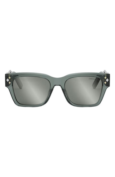 CD Diamond S2I 54mm Square Sunglasses