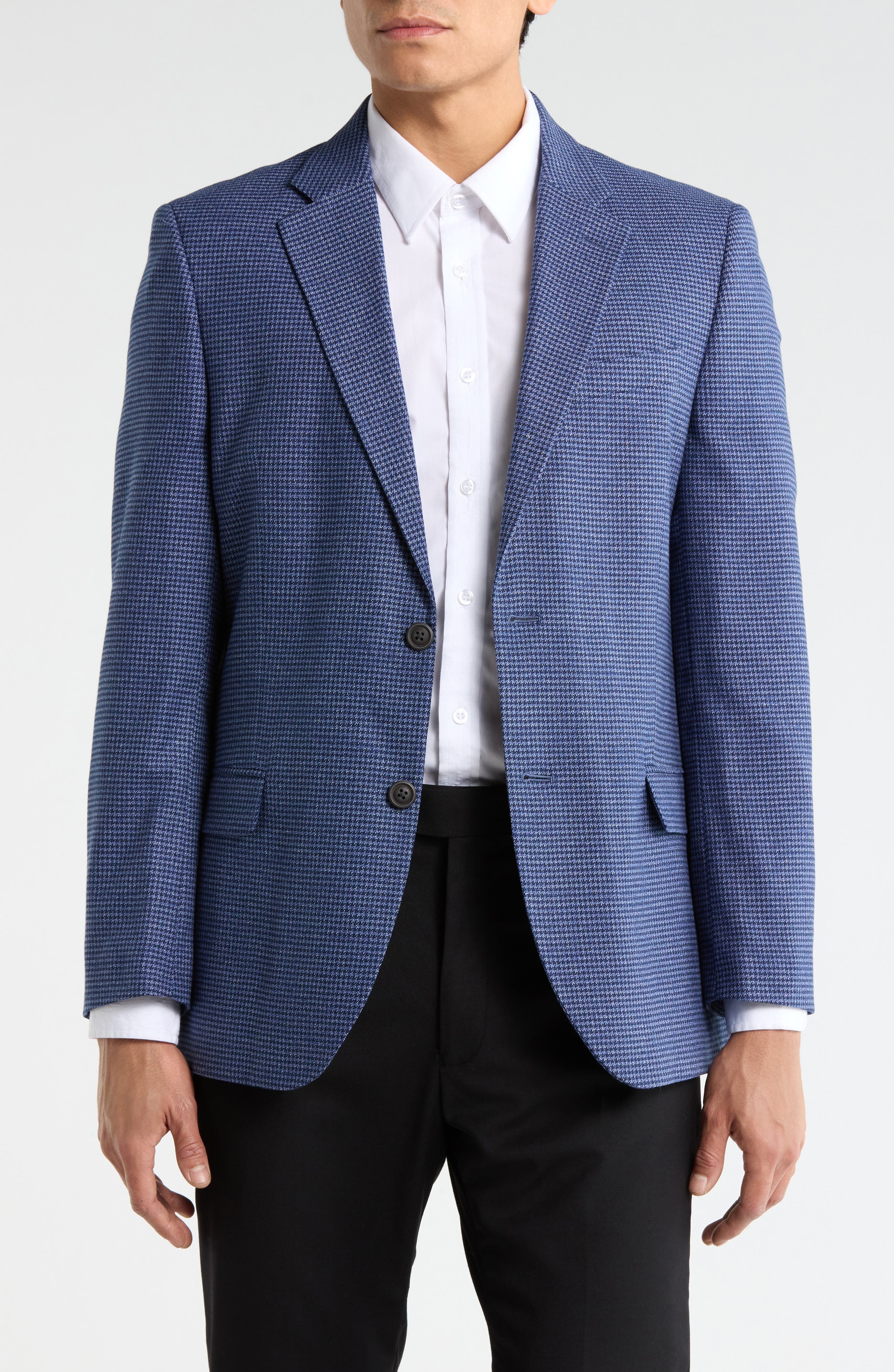 Nautica Check Stretch Blazer
