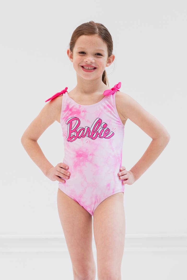 One Piece Swimsuit, Alternate, color, Pink Tie Dye
